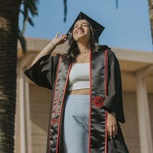 The Calvin Klein pants were worn once for a graduation photo shoot in 2021!